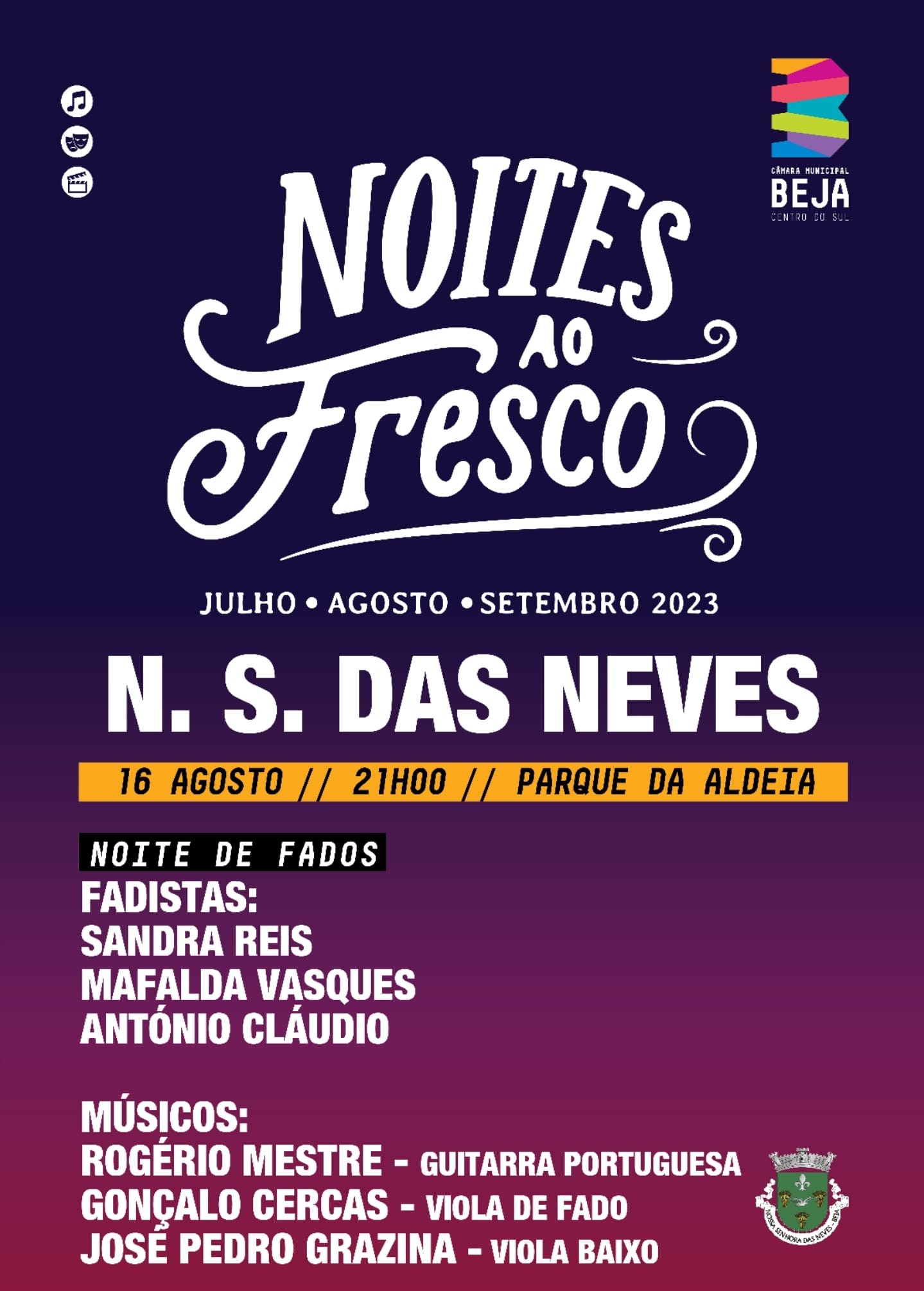 Noites ao Fresco 2023: Noite de Fados Noites ao Fresco 2023: Noite de Fados