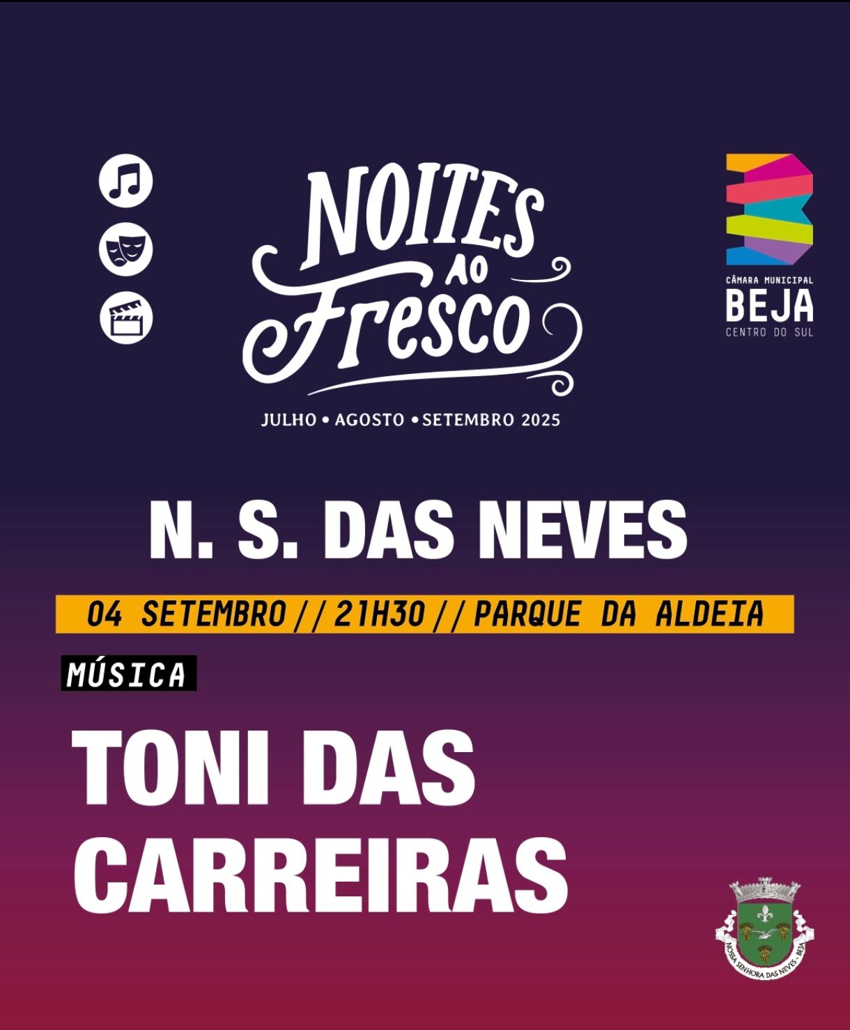 Noites ao Fresco - 4 de Setembro de 2025