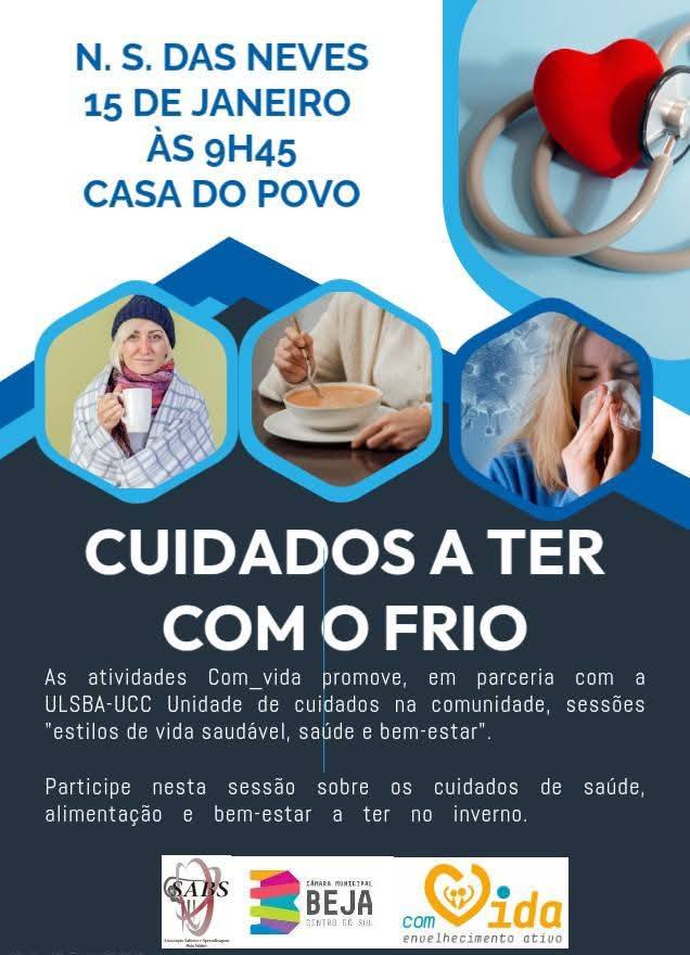 Sessões de Esclarecimento: Cuidados a ter com o frio