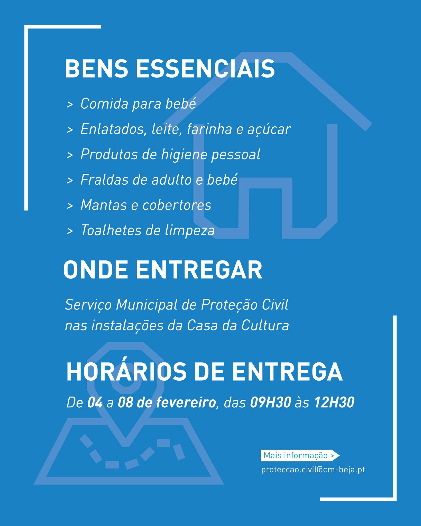 Campanha de Angariação de Materiais Prioritários e Bens Essenciais