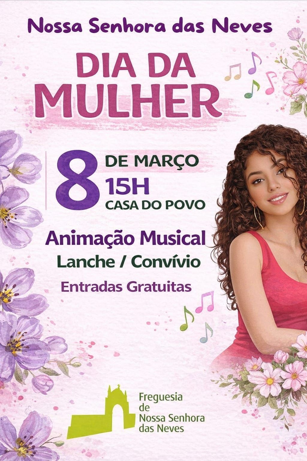 Comemorações do Dia Internacional da Mulher 2026