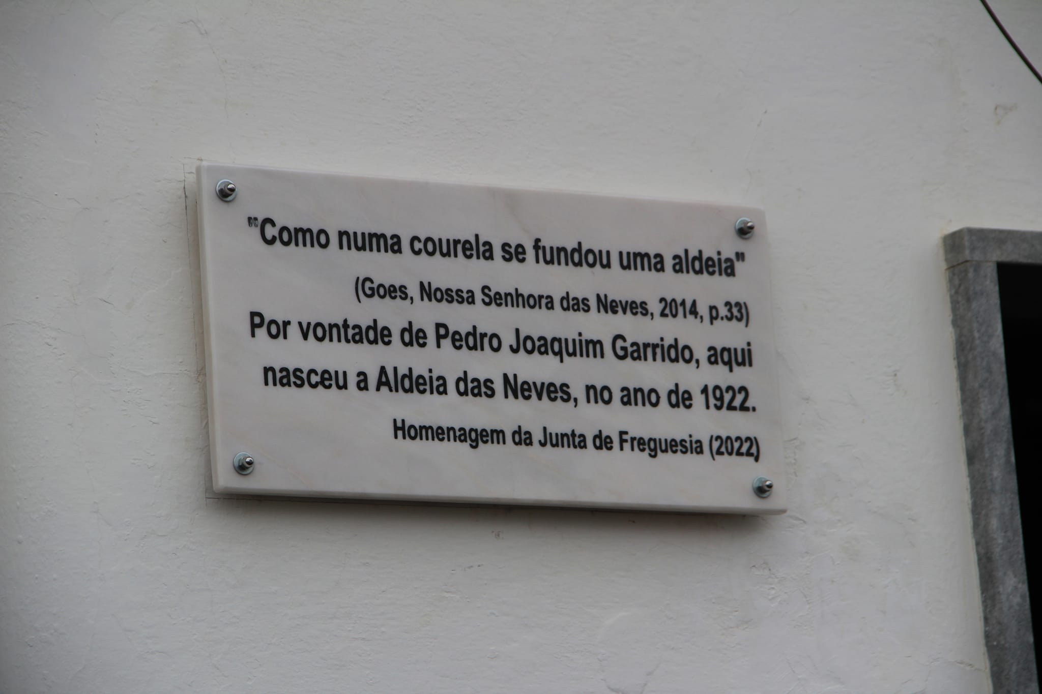 100 Anos de Existência da Aldeia das Neves